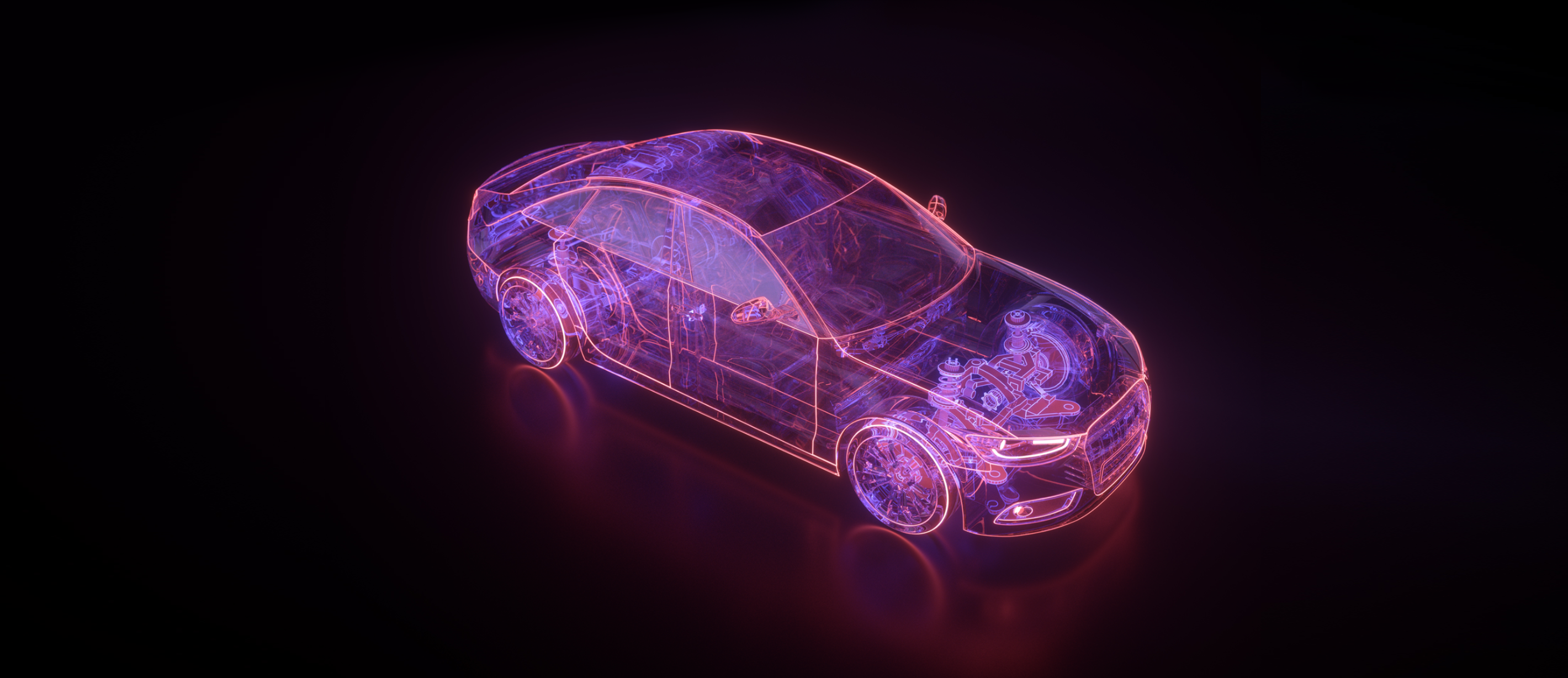 3D Rendering von Auto